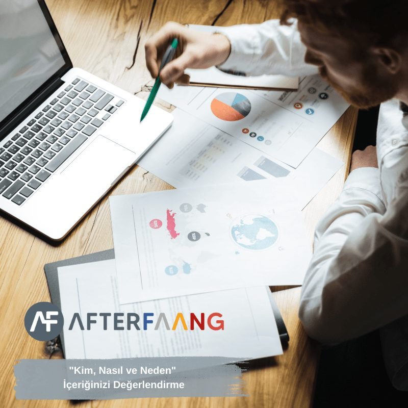 "Kim, Nasıl ve Neden" İçeriğinizi Değerlendirme