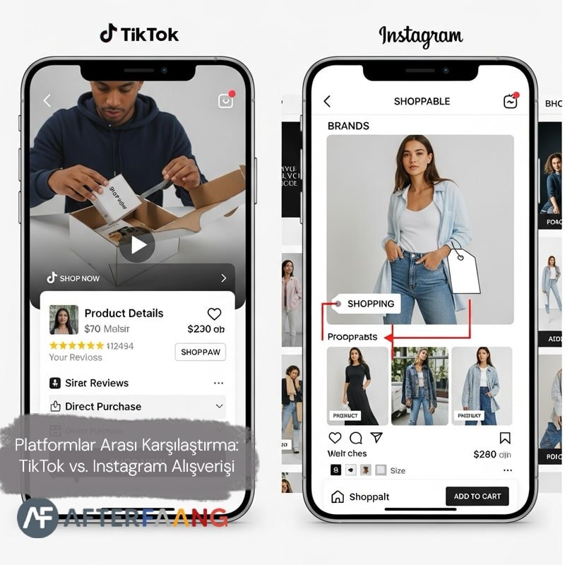 Platformlar Arası Karşılaştırma: TikTok vs. Instagram Alışverişi
