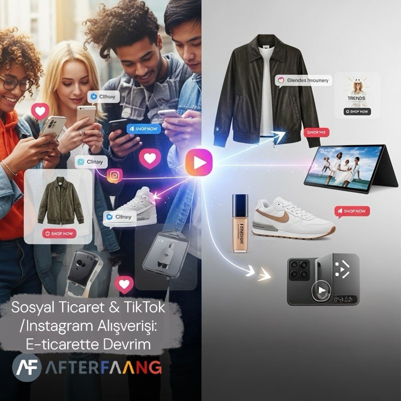Sosyal Ticaret & TikTok/Instagram Alışverişi: E-ticarette Devrim