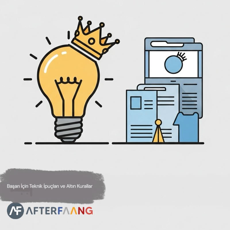 Başarı İçin Teknik Uygulama ve Altın Kurallar